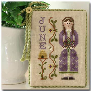 Calendar Girl - June - Little House Needleworks