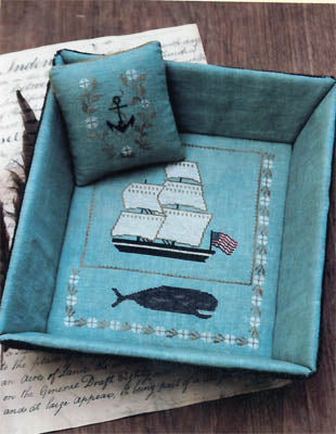 Whaling Ship Sewing Tray - Stacy Nash Primitives