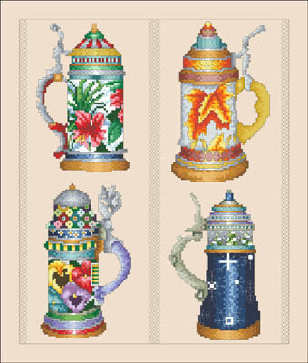 Beer Stein Seasons - Vickery Collection