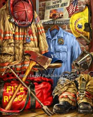 Hometown Hero Firefighter - Heaven and Earth Designs