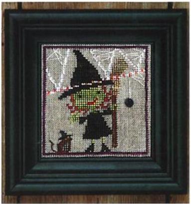 Spooky Spinners, Broom Witch & Mousie - Bent Creek
