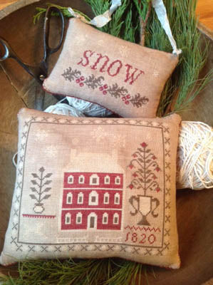 Snowed In Pinkeep & Ornament - Stacy Nash Primitives