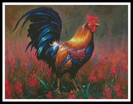 Colourful Rooster - Artecy Cross Stitch
