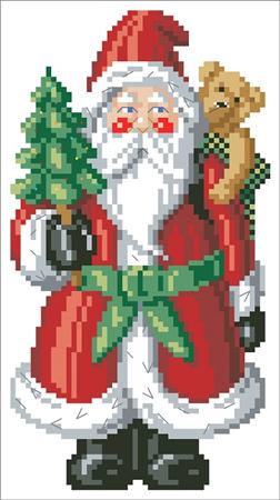 Santa Big Stitch - Kooler Design Studio