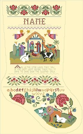 Nativity Stocking - Kooler Design Studio