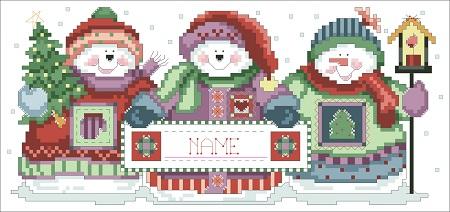 Festive Snowmen - Kooler Design Studio