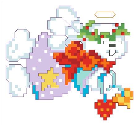 Snow Angelic Big Stitch - Kooler Design Studio