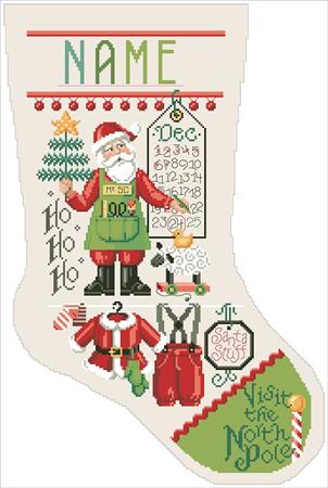 Santa Stuff Stocking - Kooler Design Studio
