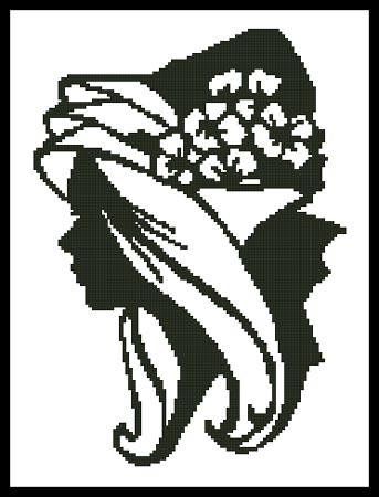 Lady Silhouette - Artecy Cross Stitch
