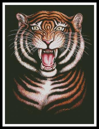 Tiger Painting - Artecy Cross Stitch