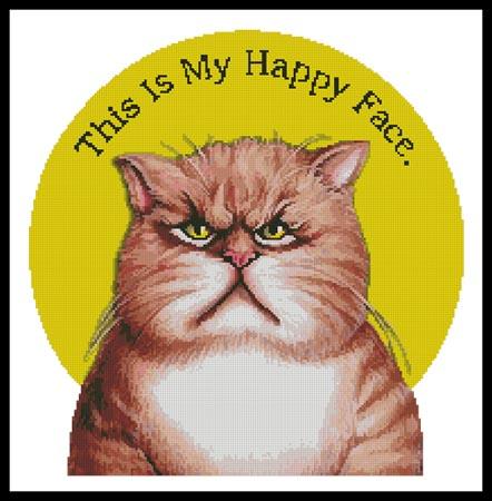 Happy Face - Artecy Cross Stitch