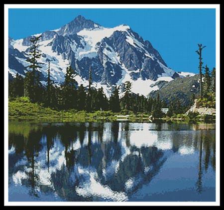 Snow Capped Mountains - Artecy Cross Stitch