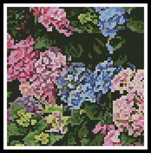 Mini Hydrangeas - Artecy Cross Stitch