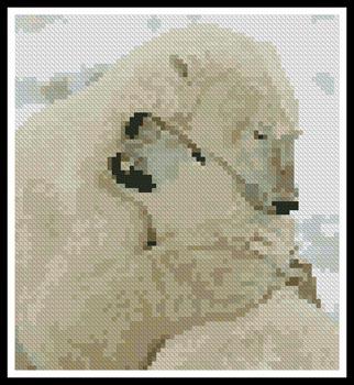 Mini Polar Bear Hug - Artecy Cross Stitch