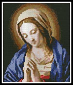 Mini Madonna Praying - Artecy Cross Stitch