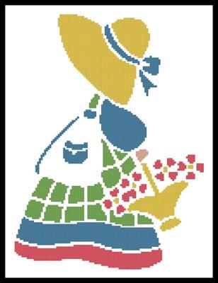 Sunbonnet Sue 2 - Artecy Cross Stitch