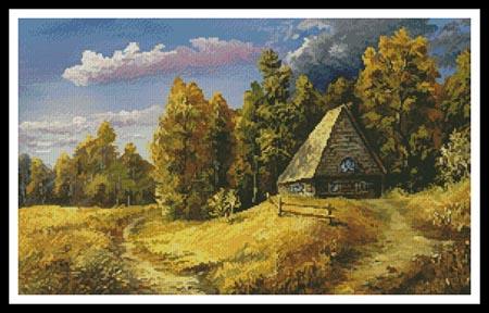 Farm In the Autumn - Artecy Cross Stitch