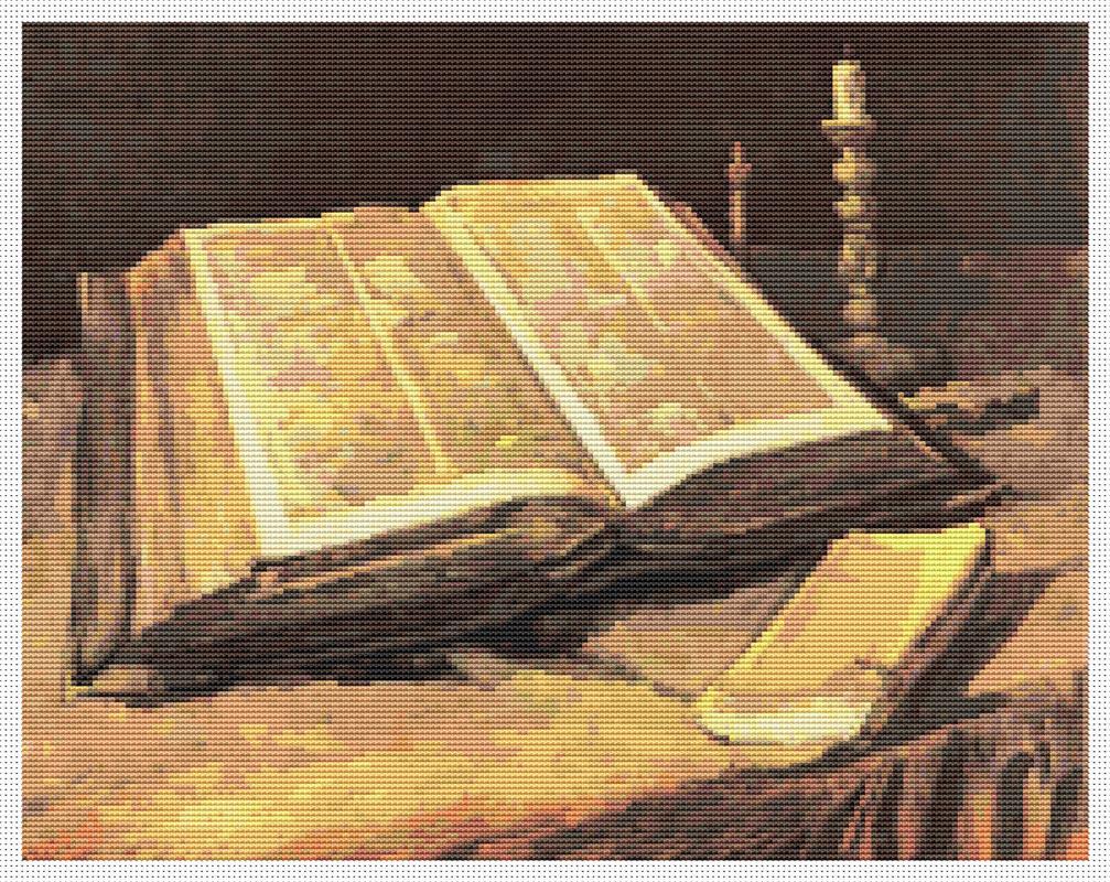 Still Life With Bible - Art of Stitch, The