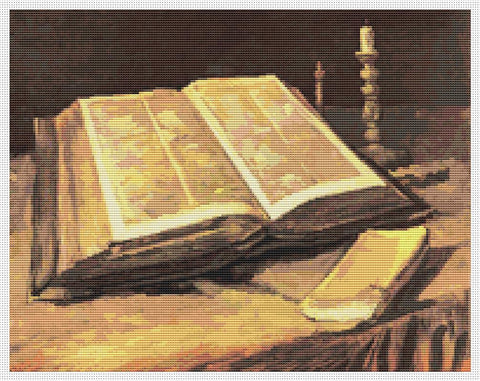 Still Life With Bible - Art of Stitch, The