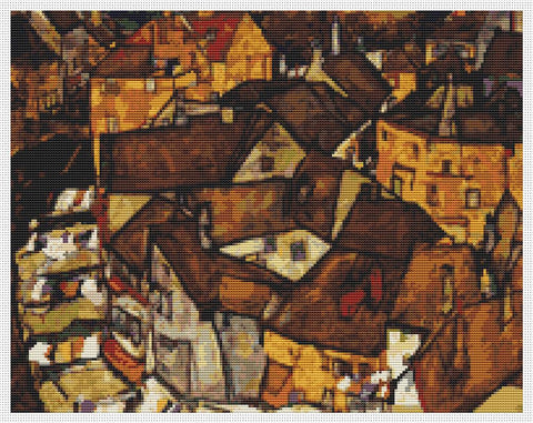 Crescent Of Houses - Art of Stitch, The