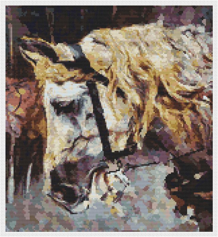 The Head Of A Horse - Art of Stitch, The