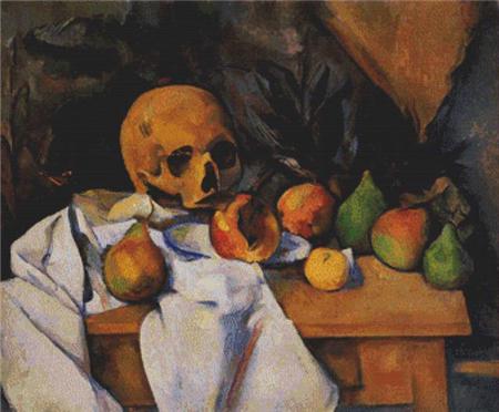 Still Life With Skull - X Squared Cross Stitch