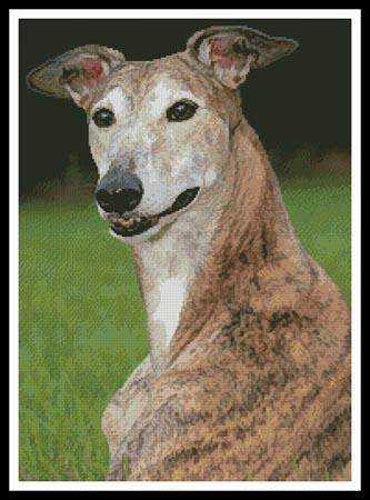Brindle Greyhound - Artecy Cross Stitch