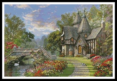 The Old Waterway Cottage - Artecy Cross Stitch