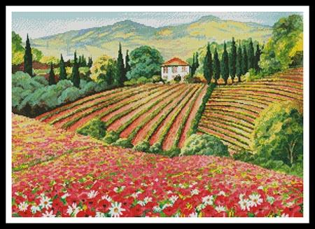Tuscany Terrain - Artecy Cross Stitch