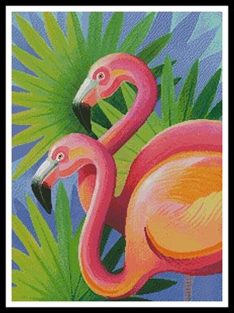 Flamingos - Artecy Cross Stitch