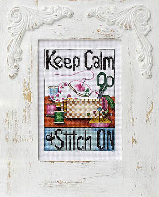 Keep Calm & Stitch On - Bobbie G. Designs