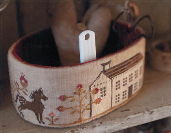 Primrose Farm Sewing Basket - Stacy Nash Primitives