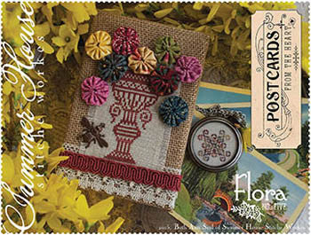 Copy of Postcards #5 Flora - Summer House Stitche Workes