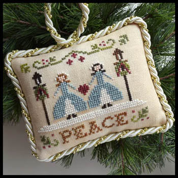 Peace - Sampler Tree- Little House Needleworks