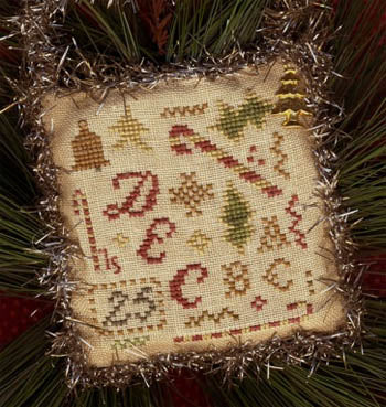 Christmassy Stuff, 2015 Sampler Ornament - Homespun Elegance