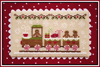 Gingerbread Village 1, Gingerbread Train - Country Cottage Needleworks