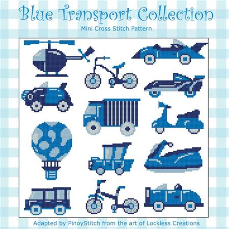 Blue Transport Collection - PinoyStitch