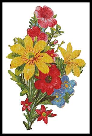 Floral Bouquet 5 - Artecy Cross Stitch
