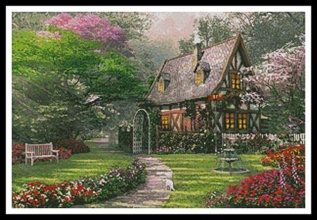 The Misty Lane Cottage - Artecy Cross Stitch