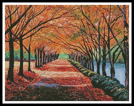 Autumn Tree Lane - Artecy Cross Stitch