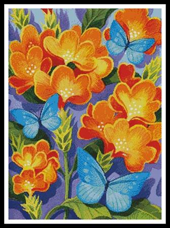 Butterfly Blue - Artecy Cross Stitch
