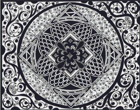 Zentangle - X Squared Cross Stitch