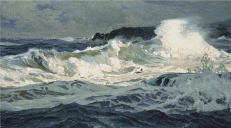 Southwesterly Gale, St. Ives - X Squared Cross Stitch