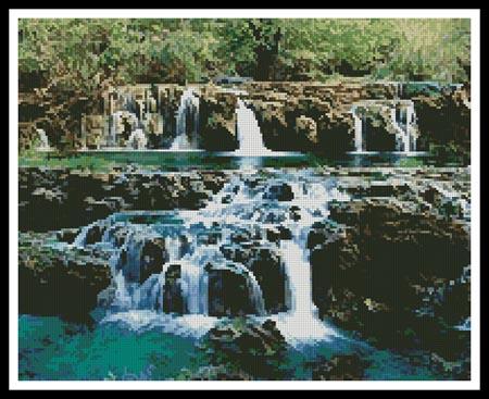 Waterfalls - Artecy Cross Stitch