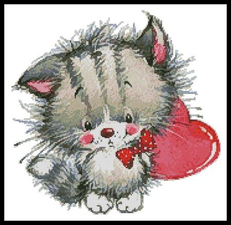 Kitty Heart - Artecy Cross Stitch