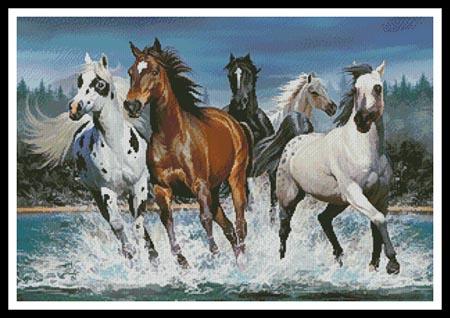 Wild Horses - Artecy Cross Stitch