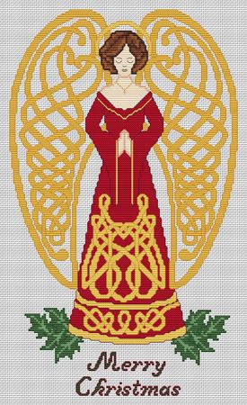 Celtic Christmas Angel - Artists Alley