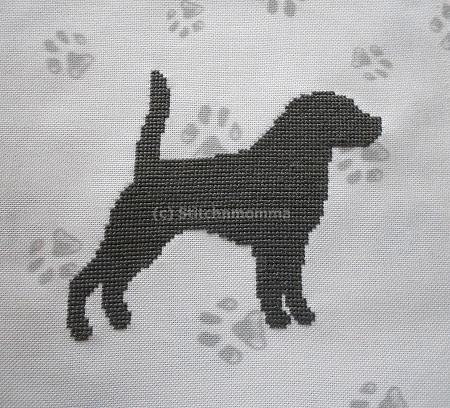 Dog Silhouette: Beagle - Stitchnmomma