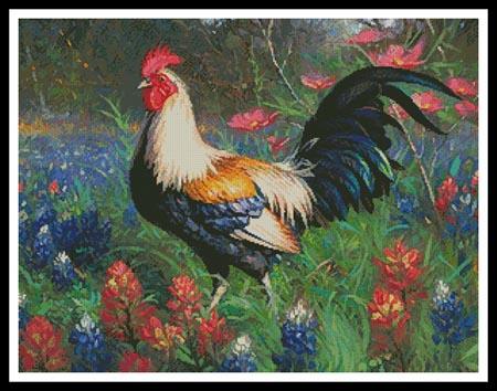 Colourful Rooster 2 - Artecy Cross Stitch