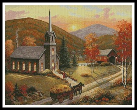 Autumn In Vermont - Artecy Cross Stitch